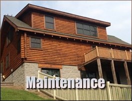  West Millgrove, Ohio Log Home Maintenance